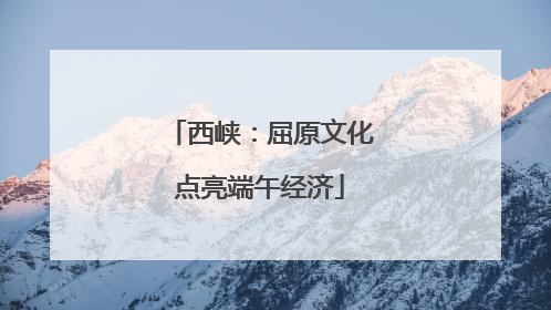 西峡：屈原文化点亮端午经济