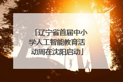 辽宁省首届中小学人工智能教育活动周在沈阳启动