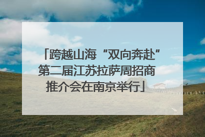 跨越山海“双向奔赴” 第二届江苏拉萨周招商推介会在南京举行