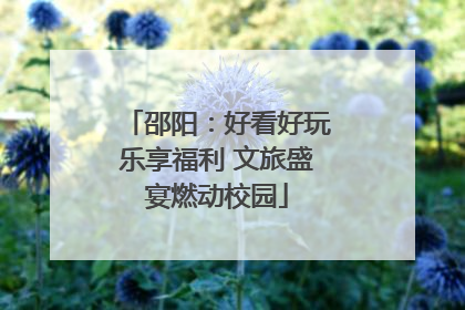 邵阳：好看好玩乐享福利 文旅盛宴燃动校园