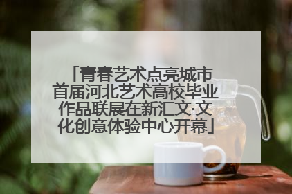 青春艺术点亮城市 首届河北艺术高校毕业作品联展在新汇文·文化创意体验中心开幕