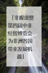 非媒盛赞第四届中非经贸博览会为非洲各国带来发展机遇