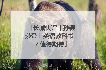 长城快评｜孙颖莎登上英语教科书？值得期待