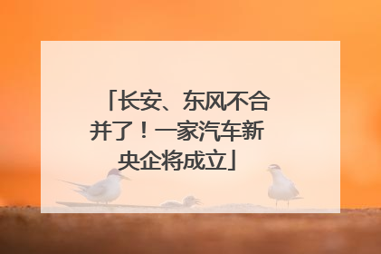 长安、东风不合并了！一家汽车新央企将成立