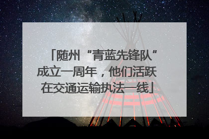 随州“青蓝先锋队”成立一周年，他们活跃在交通运输执法一线