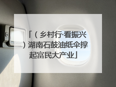 （乡村行·看振兴）湖南石鼓油纸伞撑起富民大产业