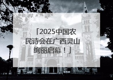 2025中国农民诗会在广西灵山绚丽启幕！