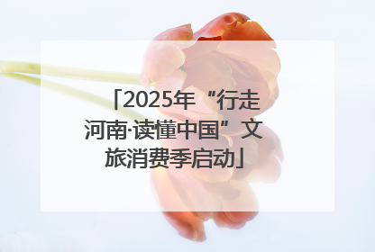 2025年“行走河南·读懂中国”文旅消费季启动