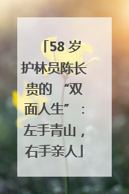 58 岁护林员陈长贵的 “双面人生”：左手青山，右手亲人